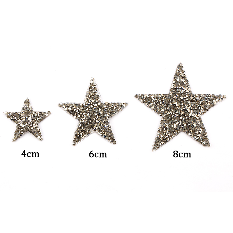 4/6/8cm Hotfix Jet Hematite St - Hotfix Rhinestone Sheet recension och pris
