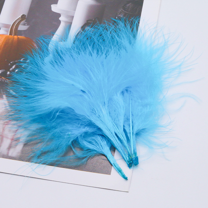 8-12cm Colored Plumas Natural  - Feather Trim Marabou recension och pris