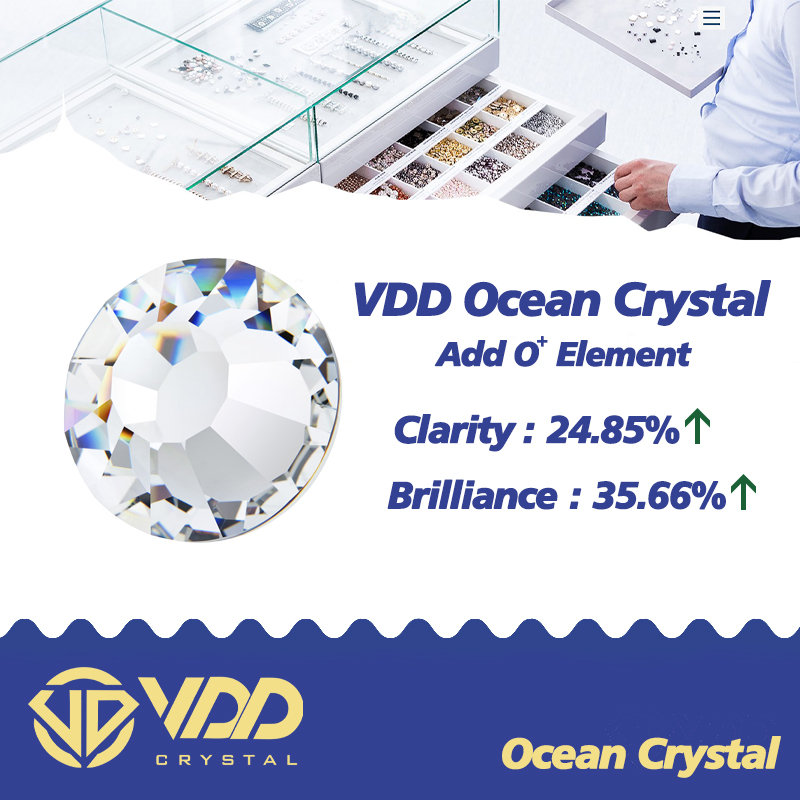 VDD 029 Capri Blue  Rhinestone - Hotfix Rhinestone Sheet recension och pris