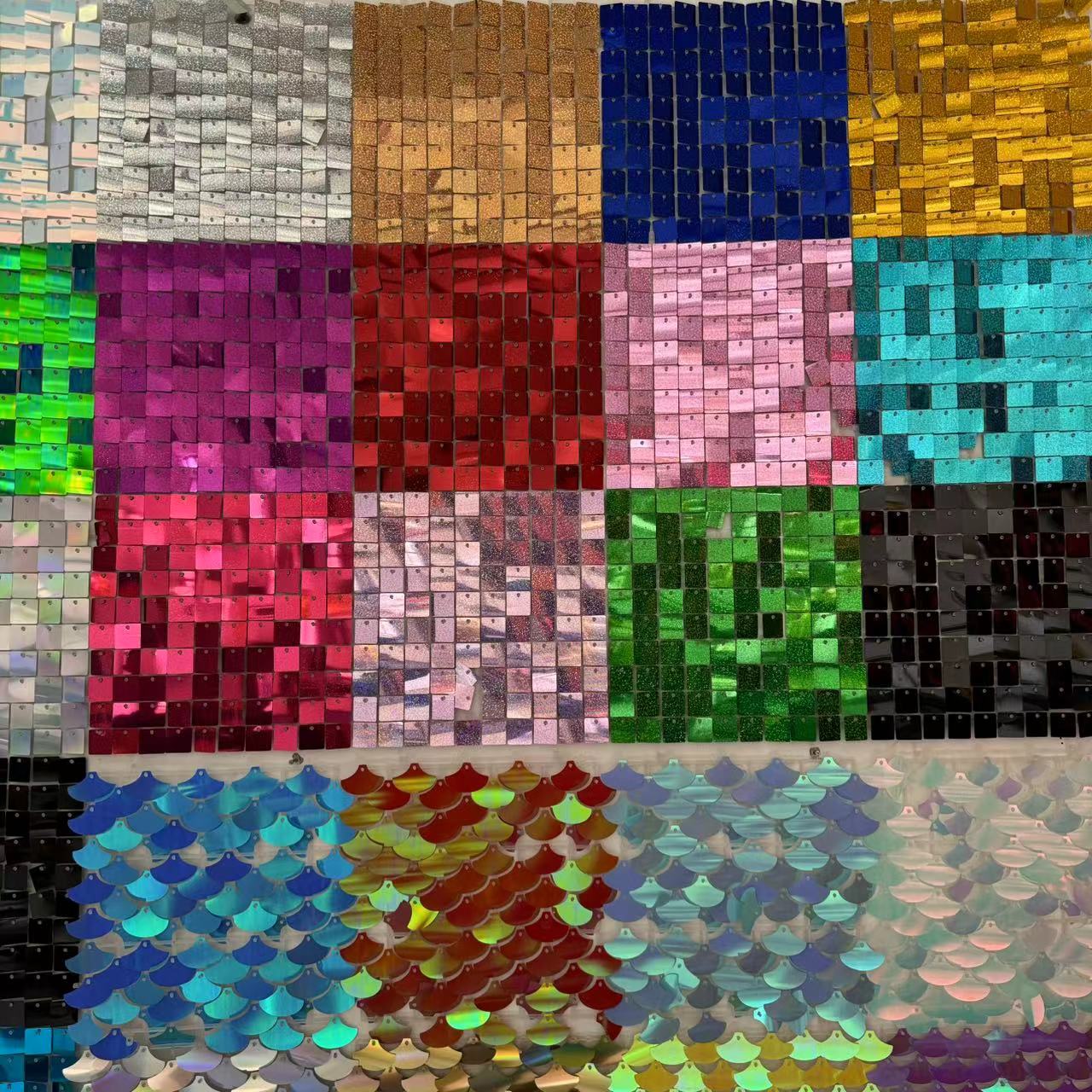 Shimmer Wall Backdrop Panels L - Sequin Fabric Panel recension och pris