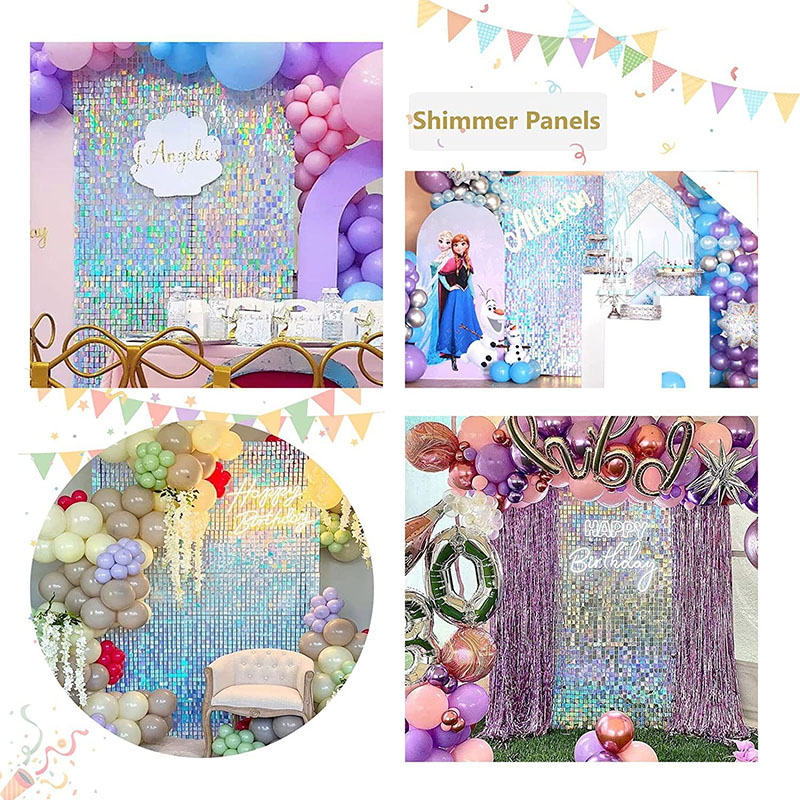 Shimmer Wall Backdrop Panels L - Sequin Fabric Panel recension och pris