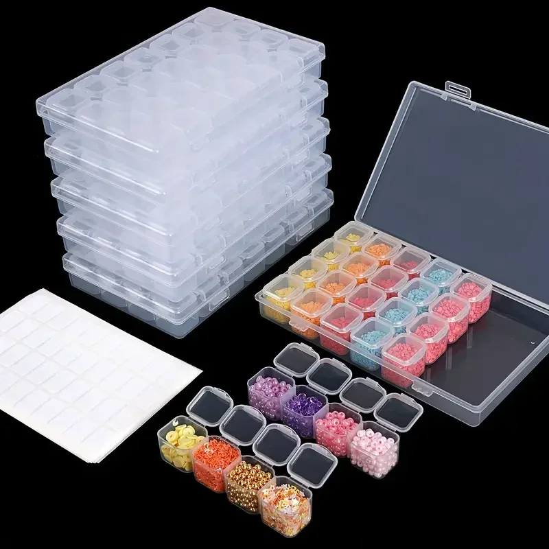 28 grid diamond painting tool  - Craft Embellishment Storage recension och pris
