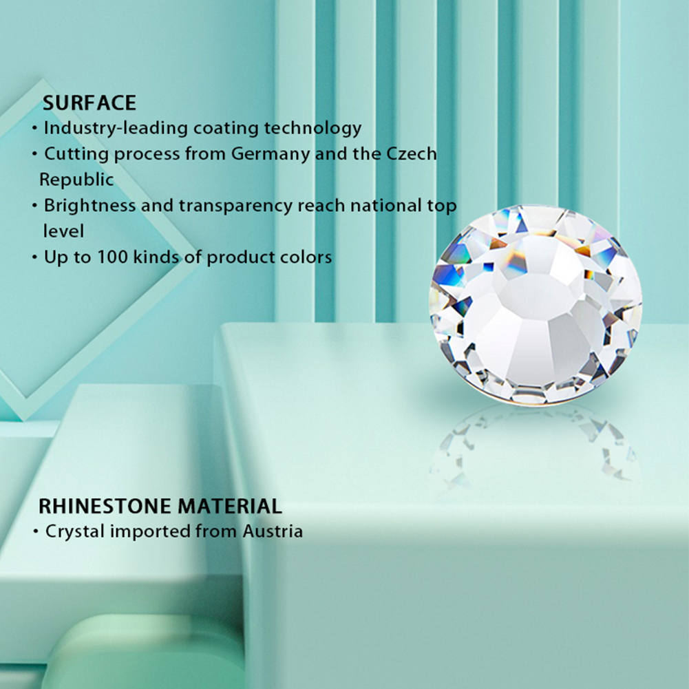 YHB 134-174 Glitter Cold Fixat - Hotfix Rhinestone Sheet recension och pris