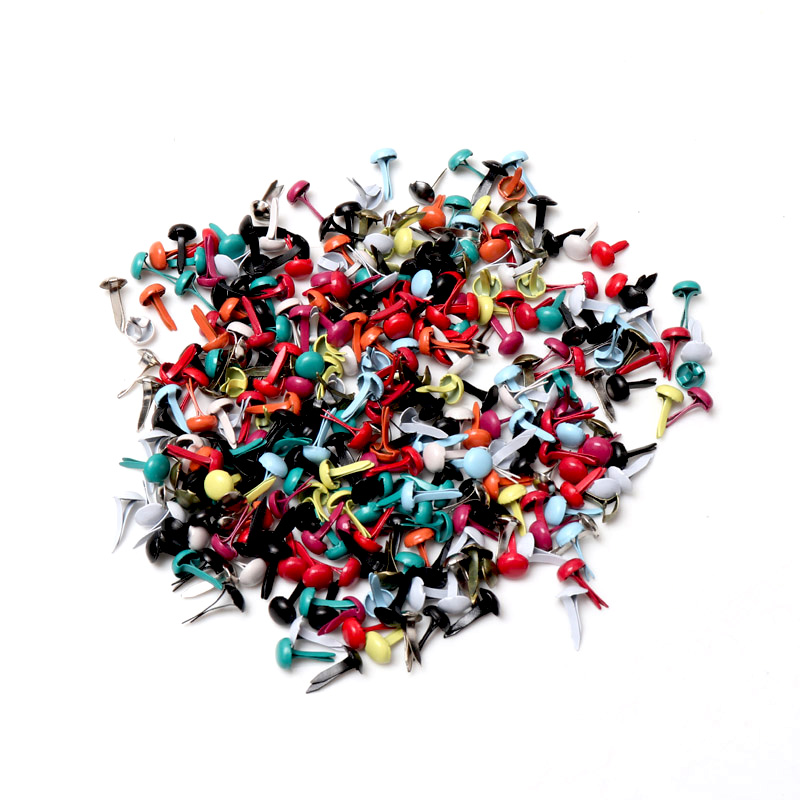 100pcs Mixed Multicolor Round  - Embellishments For Scrapbooking recension och pris