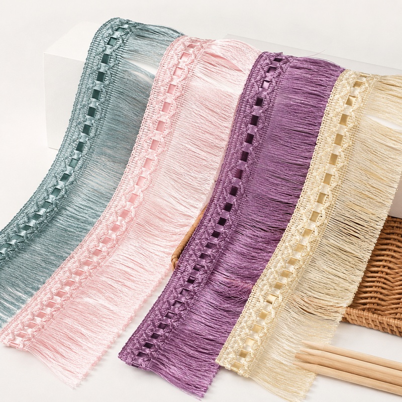 2-10Meters 10cm Nylon Tassel F - Fringe Ribbon Sewing recension och pris